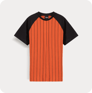 SLEEVE STRIPED T-SHIRT